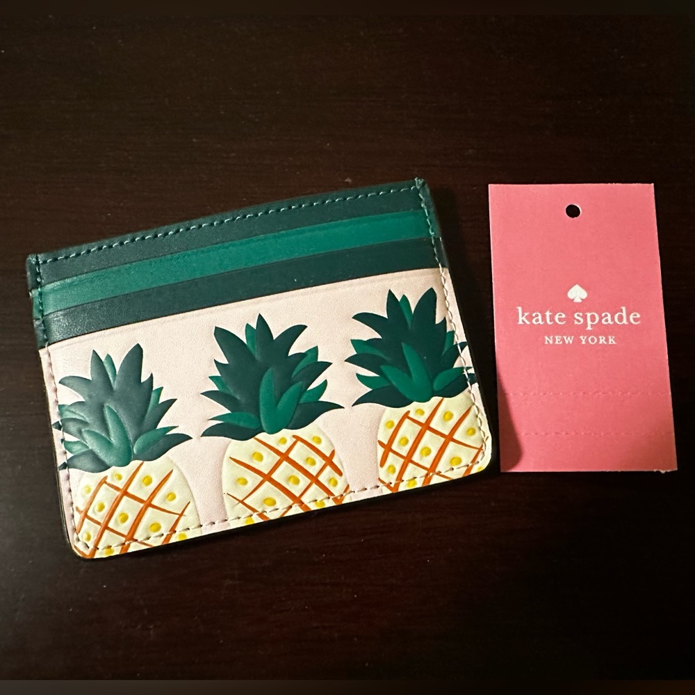Kate Spade Pineapple 🍍 Slim Card Holder